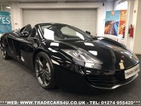 USED 2014 63 MCLAREN 12C SPIDER 2014 MCLAREN MP4-12C 3.8 SPIDER 2 DOOR CONVERTIBLE UK DELIVERY* RAC APPROVED* FINANCE ARRANGED* PART EX