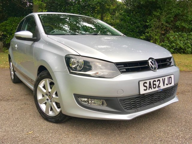 2012 62 Volkswagen Polo 1.2 MATCH 3d 59 BHP AIRCON/ALLOYS/X4 AIRBAGS/X6 SERVICE STAMPS