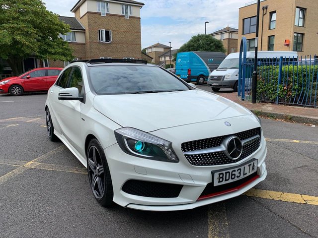 2013 63 MERCEDES-BENZ A CLASS 2.0 A250 BLUEEFFICIENCY ENGINEERED BY AMG 5d AUTO 211 BHP 