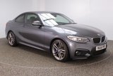 USED 2016 16 BMW 2 SERIES 2.0 220D M SPORT 2DR AUTO SAT NAV 1 OWNER 188 BHP FULL SERVICE HISTORY + SATELLITE NAVIGATION + PARKING SENSOR + HARMAN/KARDON PREMIUM SPEAKERS + BLUETOOTH + CLIMATE CONTROL + MULTI FUNCTION WHEEL + XENON HEADLIGHTS + PRIVACY GLASS + DAB RADIO + ELECTRIC WINDOWS + ELECTRIC MIRRORS + 18 INCH ALLOY WHEELS