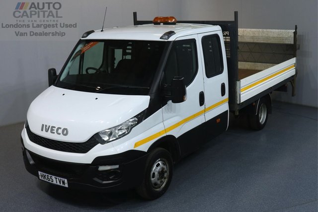 2015 65 IVECO DAILY 2.3 35C13D RWD 126 BHP TWIN WHEEL 7 SEATS DROPSIDE