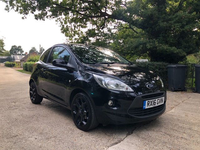 2016 16 Ford Ka 1.2 ZETEC BLACK EDITION 3d 69 BHP