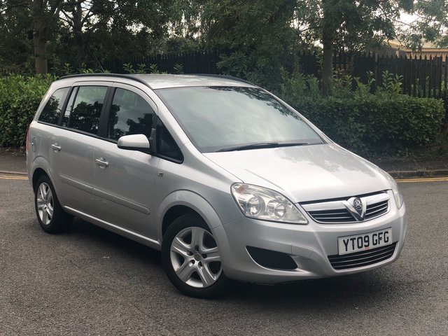 2009 09 Vauxhall Zafira 1.6 EXCLUSIV 5d 105 BHP