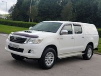 USED 2012 62 TOYOTA HI-LUX 2.5 HL2 4X4 D-4D DCB 1d 142 BHP ** NO VAT ** NO VAT **FULL HISTORY