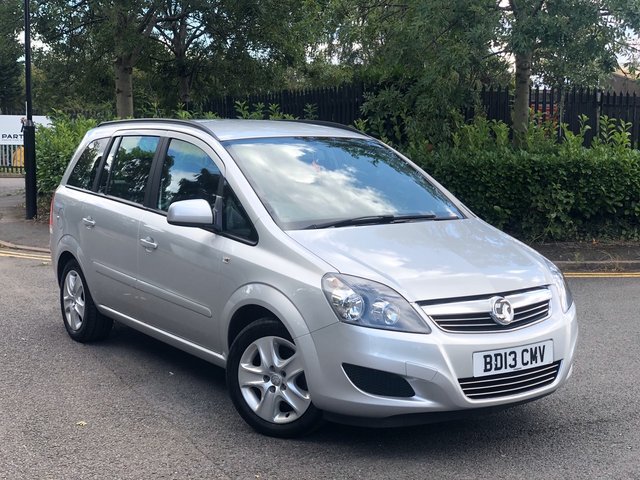 2013 13 Vauxhall Zafira 1.6 EXCLUSIV 5d 113 BHP