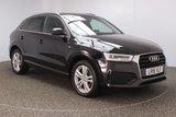 USED 2016 16 AUDI Q3 2.0 TDI S LINE NAVIGATION 5DR SAT NAV HALFLEATHER SEATS 1 OWNER 148 BHP FULL AUDI SERVICE HISTORY + £30 12 MONTHS ROAD TAX + HALF LEATHER SEATS + SATELLITE NAVIGATION + PARKING SENSOR + BLUETOOTH + CLIMATE CONTROL + MULTI FUNCTION WHEEL + DAB RADIO + PRIVACY GLASS + XENON HEADLIGHTS + ELECTRIC WINDOWS + ELECTRIC MIRRORS + 18 INCH ALLOY WHEELS