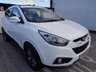 USED 2015 15 HYUNDAI IX35 1.7 SE NAV CRDI 5 door 114 BHP white £218 A MONTH WITH NO DEPOSIT CRUISE CONTROL CLIMATE CONTROL BLUETOOTH SAT NAV HEATED SEATS HALF LEATHER ALLOYS PARKING SENSORS
