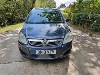 USED 2010 10 VAUXHALL ZAFIRA 1.8 DESIGN 5d 139 BHP ZERO DEPOSIT FINANCE AVAILABLE