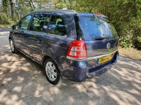 USED 2010 10 VAUXHALL ZAFIRA 1.8 DESIGN 5d 139 BHP ZERO DEPOSIT FINANCE AVAILABLE