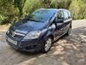USED 2010 10 VAUXHALL ZAFIRA 1.8 DESIGN 5d 139 BHP ZERO DEPOSIT FINANCE AVAILABLE