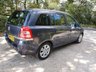 USED 2010 10 VAUXHALL ZAFIRA 1.8 DESIGN 5d 139 BHP ZERO DEPOSIT FINANCE AVAILABLE
