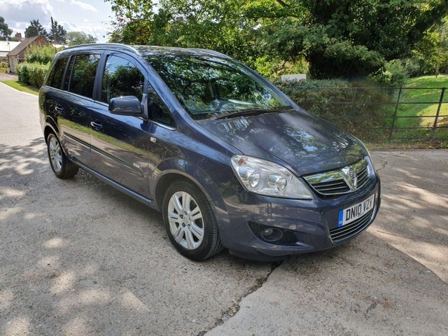 2010 10 Vauxhall Zafira 1.8 DESIGN 5d 139 BHP