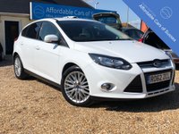 USED 2012 62 FORD FOCUS 1.0 ZETEC 5d 124 BHP Brilliant 5 door Petrol Hatchback in White
