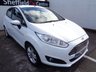 USED 2014 64 FORD FIESTA 1.0 ZETEC 5 door 99 BHP white £160 A MONTH BLUETOOTH SOUGHT AFTER CAR AND COLOUR HEATED WINDSCREEN PRIVACY GLASS ALLOY WHEELS