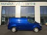 USED 2016 66 FORD TRANSIT CUSTOM 2.0 270 LIMITED PANEL VAN 130 PS IN STUNNING BLUE