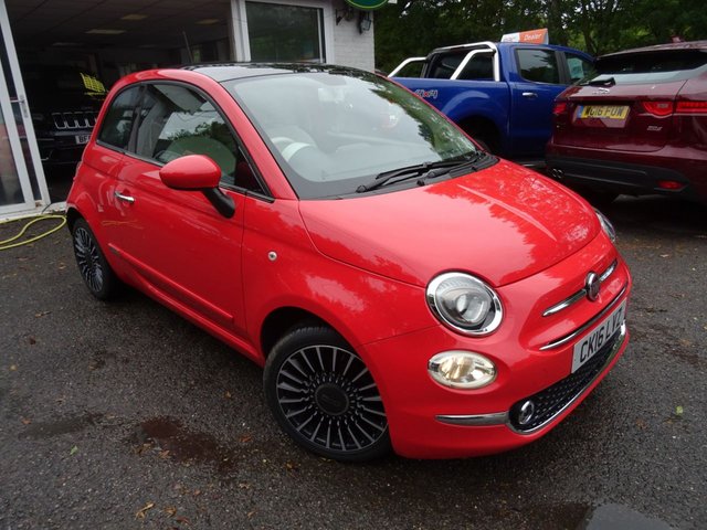 2016 16 Fiat 500 0.9 TWINAIR LOUNGE 3d 105 BHP NEW SHAPE