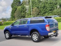 USED 2015 15 FORD RANGER 2.2 LIMITED 4X4 DCB TDCI 4d AUTO 148 BHP CANOPY + FRONT  BARS ** NO VAT **