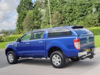 USED 2015 15 FORD RANGER 2.2 LIMITED 4X4 DCB TDCI 4d AUTO 148 BHP CANOPY + FRONT  BARS ** NO VAT **