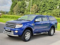 USED 2015 15 FORD RANGER 2.2 LIMITED 4X4 DCB TDCI 4d AUTO 148 BHP CANOPY + FRONT  BARS ** NO VAT **