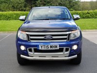 USED 2015 15 FORD RANGER 2.2 LIMITED 4X4 DCB TDCI 4d AUTO 148 BHP CANOPY + FRONT  BARS ** NO VAT **
