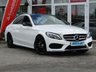 USED 2017 17 MERCEDES-BENZ C CLASS 2.1 C 220 D AMG LINE PREMIUM PLUS 4d AUTO 170 BHP STUNNING, 2017, MERCEDES C220 D AMG LINE PREMIUM PLUS, 170 BHP. Finished in DIAMOND WHITE with contrasting CRANBERRY RED heated memory seats. This dynamic looking saloon has every extra you could want. It is sporty and agile and great fun to drive. Features include, Sat Nav, Panoramic roof, heated memory leather seats, DAB radio, Cruise Control, Electric Boot, Reverse Cameras, 19" Alloys and much more. Still UNDER MERCEDES WARRANTY until June 2020.