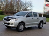 USED 2013 13 TOYOTA HI-LUX 2.5 HL2 4X4 D-4D DCB 1d 142 BHP NO VAT ** NO VAT+CHOICES OF 4X4 IN