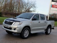 USED 2013 13 TOYOTA HI-LUX 2.5 HL2 4X4 D-4D DCB 1d 142 BHP NO VAT ** NO VAT+CHOICES OF 4X4 IN