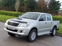 USED 2013 13 TOYOTA HI-LUX 2.5 HL2 4X4 D-4D DCB 1d 142 BHP NO VAT ** NO VAT+CHOICES OF 4X4 IN
