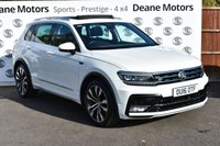USED 2016 16 VOLKSWAGEN TIGUAN 2.0 R LINE TDI BMT 4MOTION DSG 5d 148 BHP STUNNING TIGUAN R LINE
