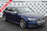 USED 2016 66 AUDI S3 2.0 S3 SPORTBACK QUATTRO 5d 306 BHP PANROOF 19in ALLOYS STUNNING HUGE SPEC AUDI S3 S TRONIC