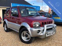 USED 2002 52 SUZUKI JIMNY 1.3 O2 JLX SOFT TOP 3d 80 BHP Comprehensive History File