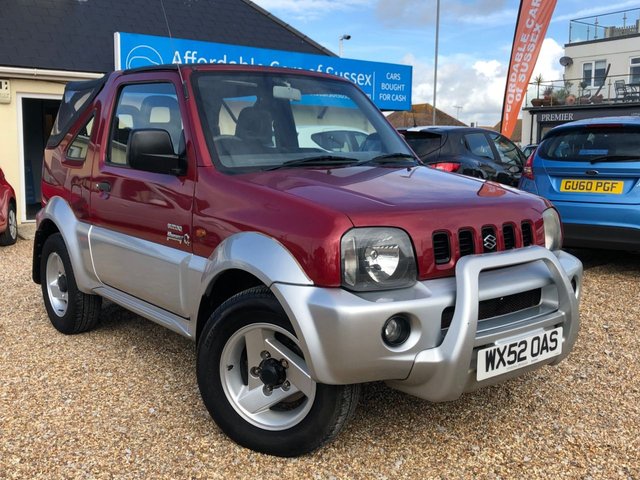 2002 52 Suzuki Jimny 1.3 O2 JLX SOFT TOP 3d 80 BHP