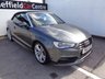USED 2015 15 AUDI A3 2.0 TDI S LINE 2d AUTO 148 BHP CONVERTIBLE £337 A MONTH HALF LEATHER SATELLITE NAVIGATION BLUETOOTH CLIMATE AND CRUISE CONTROL FULL SERVICE HISTORY