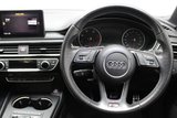 USED 2016 66 AUDI A4 3.0 TDI S LINE 4DR SAT NAV HEATED HALF LEATHER SEATS 1 OWNER FULL SERVICE HISTORY + £30 12 MONTHS ROAD TAX + HEATED HALF LEATHER SEATS + SATELLITE NAVIGATION + PARKING SENSOR + BLUETOOTH + CRUISE CONTROL + CLIMATE CONTROL + MULTI FUNCTION WHEEL + DAB RADIO + ELECTRIC WINDOWS + ELECTRIC MIRRORS + 18 INCH ALLOY WHEELSALLOY WHEELS