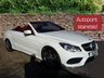 USED 2014 MERCEDES-BENZ E CLASS  E220 BLUETEC AMG LINE CONVERTIBLE 1 OWNER,SERVICE HISTORY, HUGE SPEC