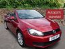 USED 2011 61 VOLKSWAGEN GOLF 1.6 TDI BLUEMOTION TECH SE CONVERTIBLE ONE OWNER ,23K FULL V.W HISTORY