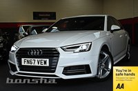 USED 2017 67 AUDI A4 1.4 TFSI S line (s/s) 4dr AUDI WARRANTY+SAT NAV+VAT Q