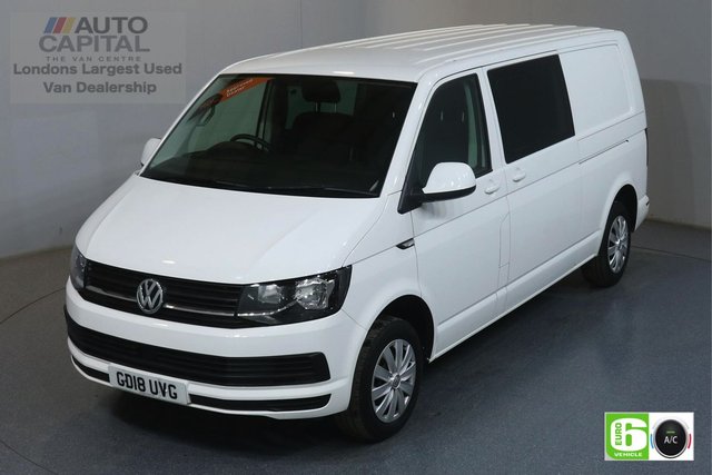 2018 18 VOLKSWAGEN TRANSPORTER 2.0 T32 TRENDLINE 148 BHP LWB EURO 6 ENGINE 6 SEATS COMBI
