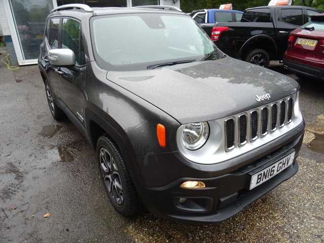 2016 16 Jeep Renegade 2.0 M-JET LIMITED 5d 4WD 138 BHP FOUR WHEEL DRIVE