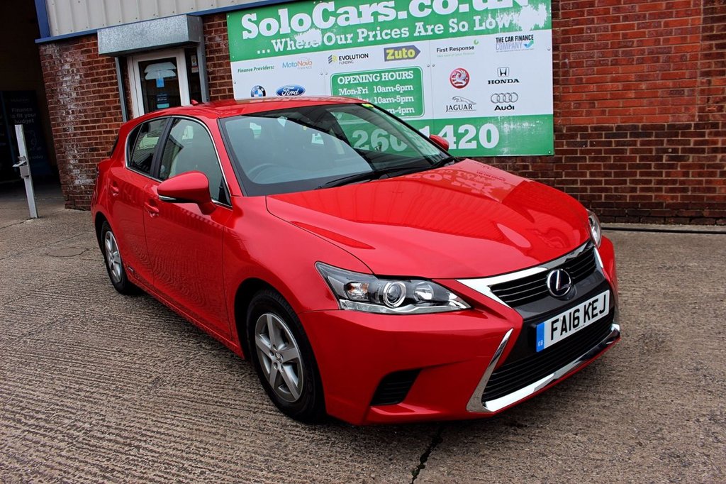 2016 16 LEXUS CT 1.8 200H S 5d AUTO 134 BHP