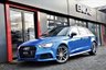 USED 2017 17 AUDI S3 2.0 S3 SPORTBACK QUATTRO 5d AUTO 306 BHP ARA BLUE, PAN ROOF, FASH.