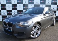 USED 2013 63 BMW 1 SERIES 2.0 118D M SPORT 5d 141 BHP Sat-Nav parking sensors & cruise