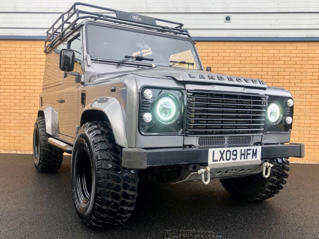 USED 2009 09 LAND ROVER DEFENDER 90 // 2.4L // COUNTY HARD TOP // 2d // 122 BHP // px swap 