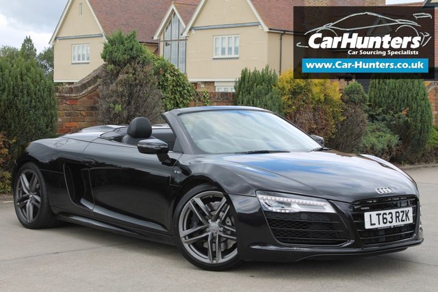 2013 63 AUDI R8 5.2 SPYDER V10 QUATTRO 2d 518 BHP
