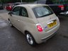 USED 2015 15 FIAT 500 1.2 POP STAR 3d 69 BHP Only One Owner From new, Service History, MOT Until September 2020, Low Mileage, &pound;20 Road Tax, Good Fuel Economy, Low Insurance Group, Fiat 500 1.2 Pop Star Finished in Cappuccino Beige