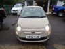 USED 2015 15 FIAT 500 1.2 POP STAR 3d 69 BHP Only One Owner From new, Service History, MOT Until September 2020, Low Mileage, &pound;20 Road Tax, Good Fuel Economy, Low Insurance Group, Fiat 500 1.2 Pop Star Finished in Cappuccino Beige