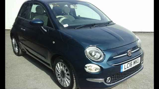 2016 16 Fiat 500 0.9 TWINAIR LOUNGE 3d 85 BHP