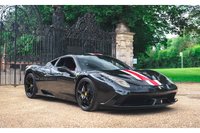 USED 2014 14 FERRARI 458 SPECIALE ONE OF A KIND SPECIALE AMAZING VALUE FOR MONEY/ FULL CARBON FIBRE INTERIOR/ LOW MILEAGE/ FERRARI SERVICE PACK