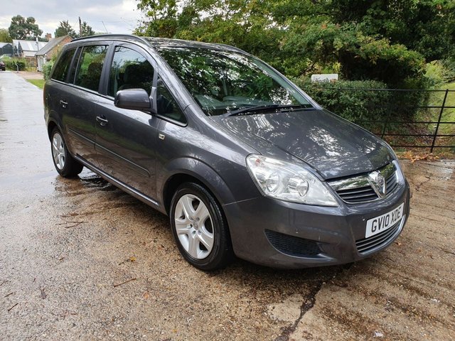 2010 10 Vauxhall Zafira 1.7 EXCLUSIV CDTI ECOFLEX 5d 108 BHP