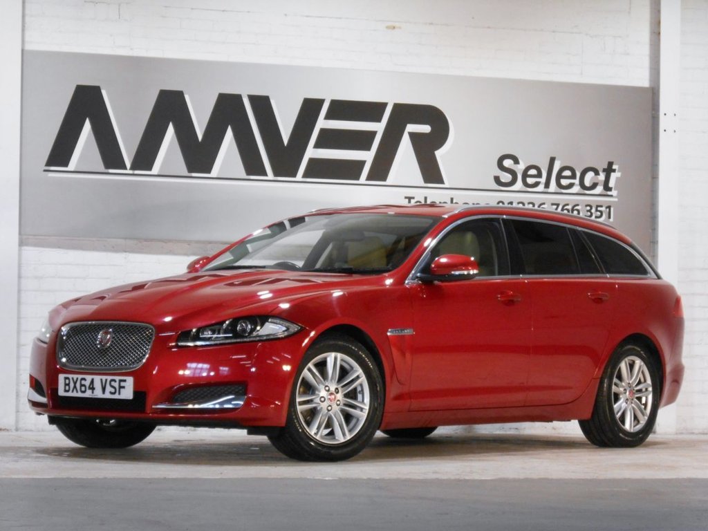 USED 2014 64 JAGUAR XF 2.2 D LUXURY SPORTBRAKE 5d AUTO 163 BHP FROM &pound;234.87 PER MONTH - NO DEPOSIT